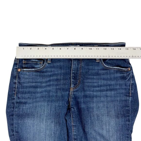LOFT Curvy Skinny Crop Jeans Mid Rise Size 4 / 27 - Picture 4 of 8